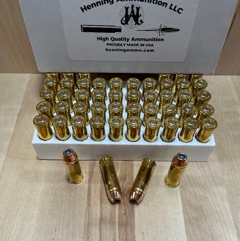 pistol ammunition with packaging
